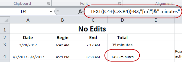 Excel Calculating duration between two time frames Stack Overflow
