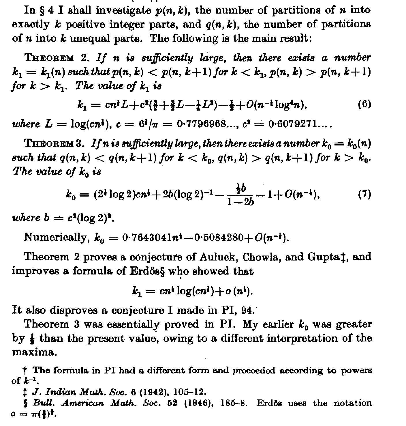 combinatorics Upper bound for the strict partition on K summands