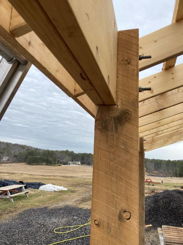 framing Knee Brace Sizing/Material For Shed Roof Posts Home