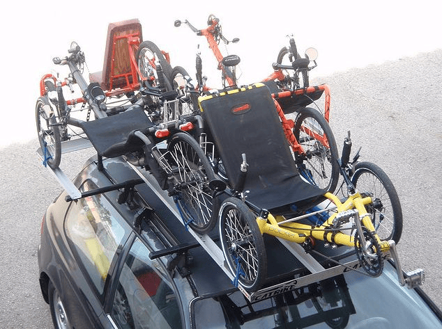 trailer How to haul 3 recumbent trikes by car Bicycles Stack Exchange