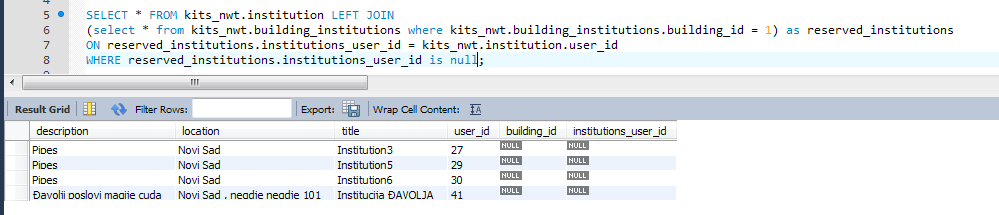 java Write sql native query with left join and pagination in