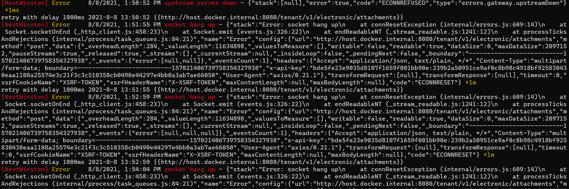 node.js Retry http request with backoff (Nestjs axios rxjs