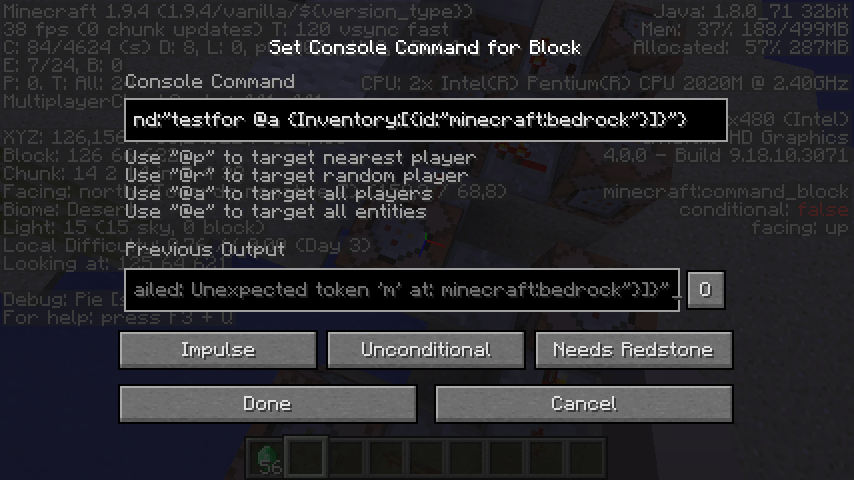Minecraft Command Data Kaan Dillon