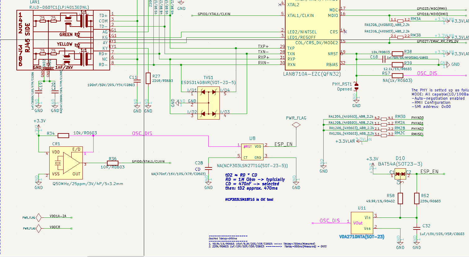 arduino - Ethernet on the Olimex EVB ESP32 - Electrical Engineering