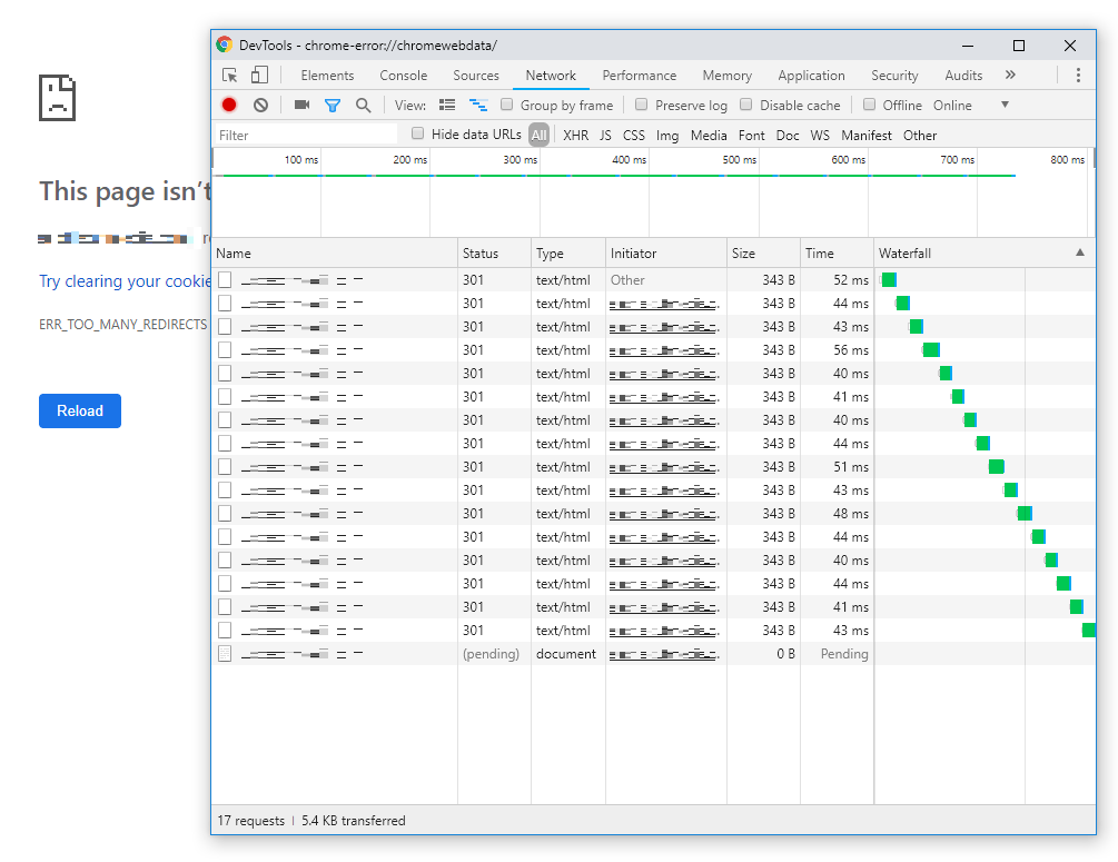 installation Wordpress redirect loop on nginx + apache