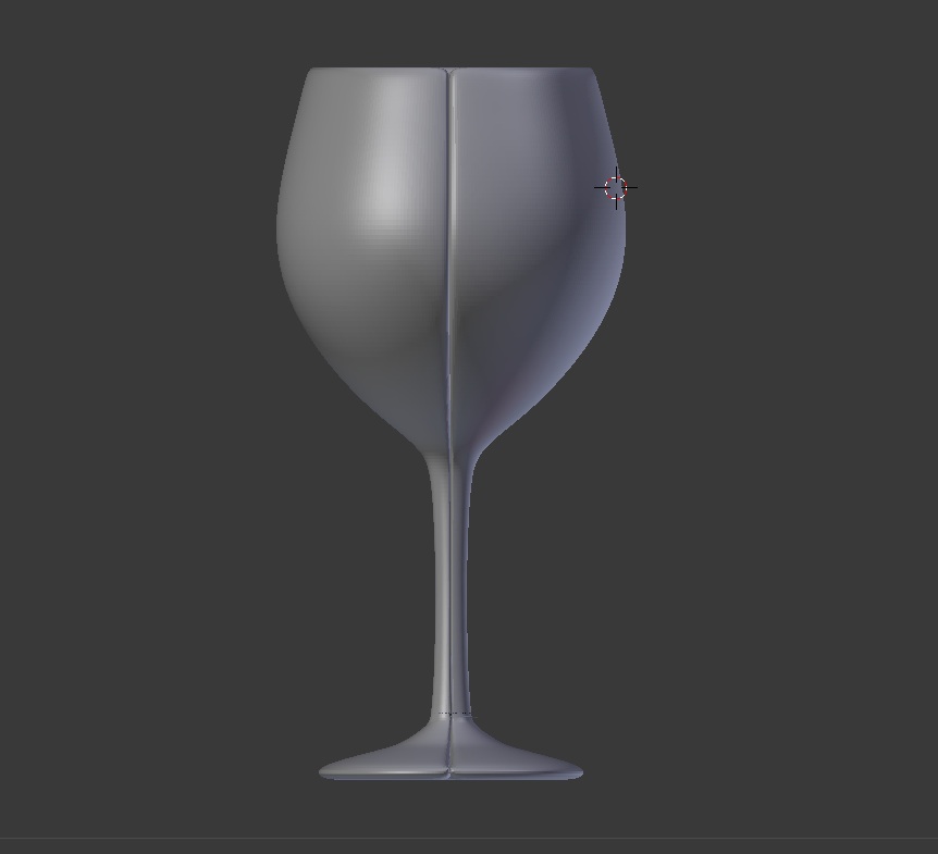 modeling Crack in my wine glass Blender Stack Exchange