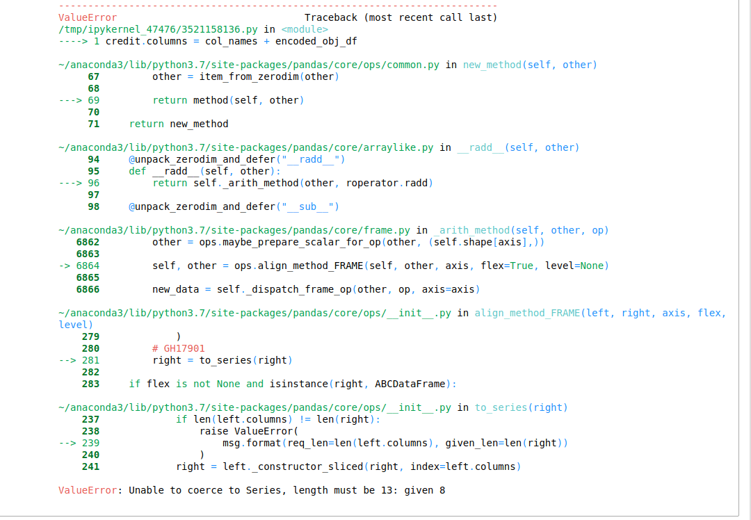 Creating a Decision Tree in Python, Numerical and