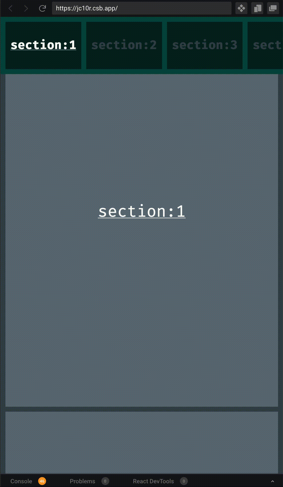 React smoothscroll allthingsatila