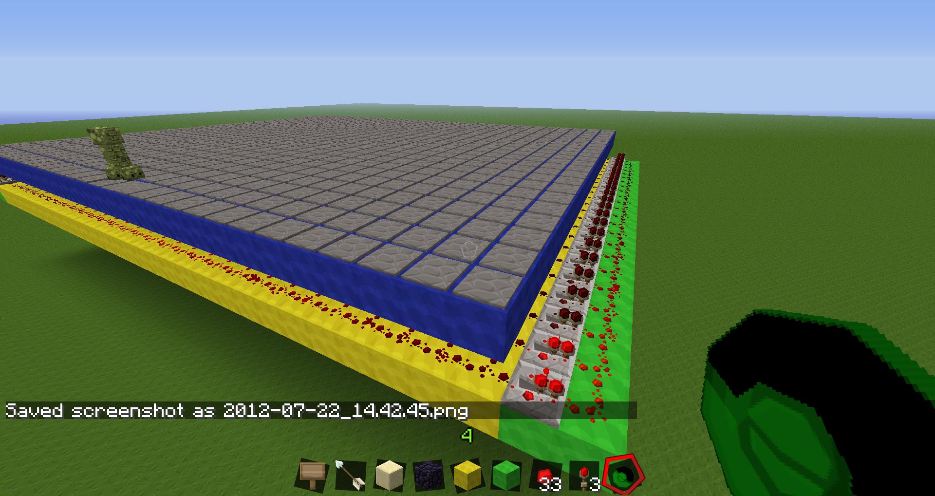 minecraft java edition minecraft redstone How can I connect a field