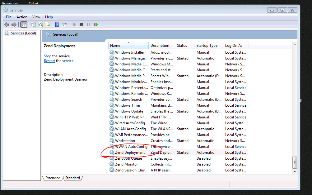 How to create a Batch file to restart Zend server Stack Overflow