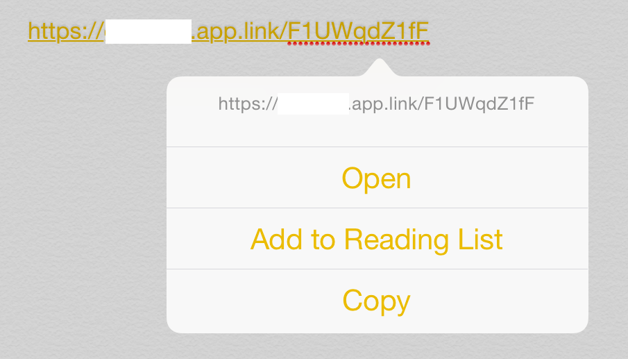 branch.io iOS deeplink works on one devices but not working on other