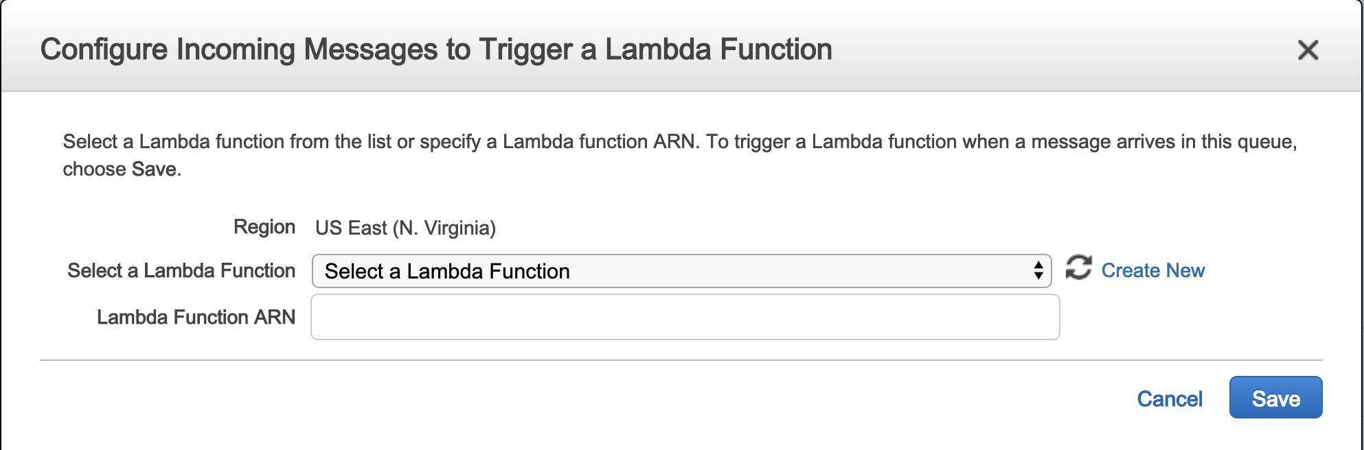 How to trigger lambda when messages published to SQS?Can an AWS Lambda