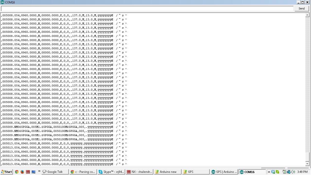 c Parsing code for GPS NMEA string Stack Overflow