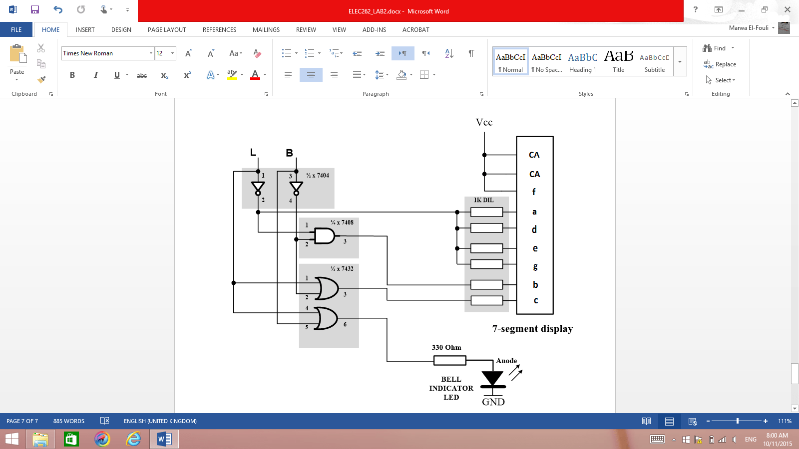 Truth table,7segment display Valuable Tech Notes