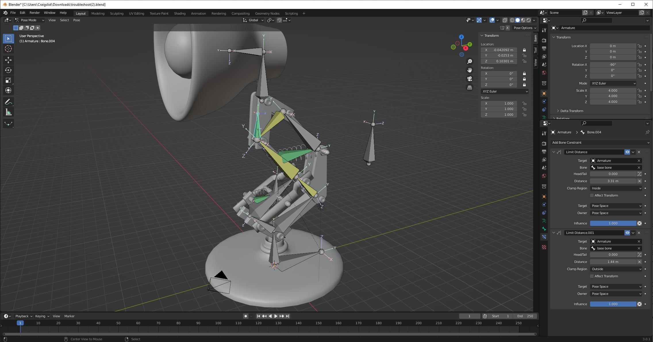 mesh How to properly scale up armature without changing bone
