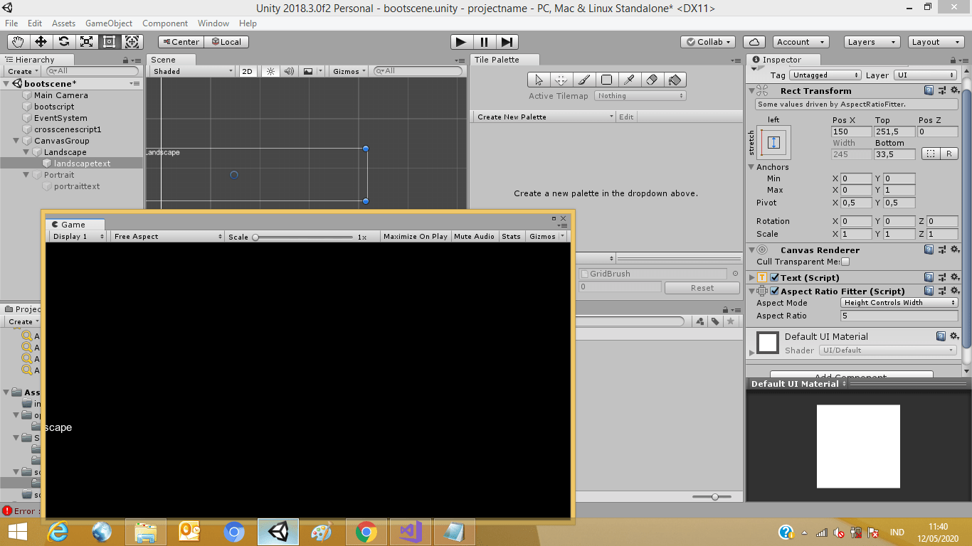 unity Maintain UI position with Aspect Ratio Fitter and anchor preset