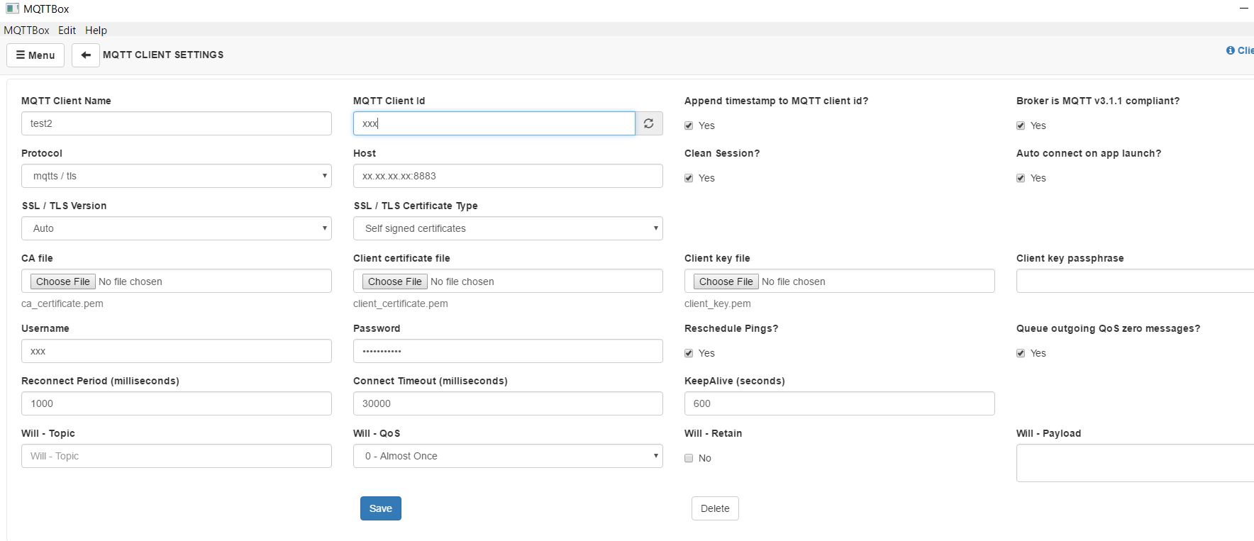 RabbitMQ MQTT SSL connection fails Stack Overflow
