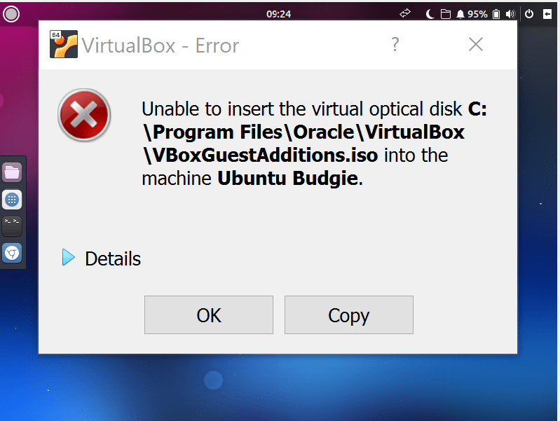 Virtual optical disk file virtualbox actserre