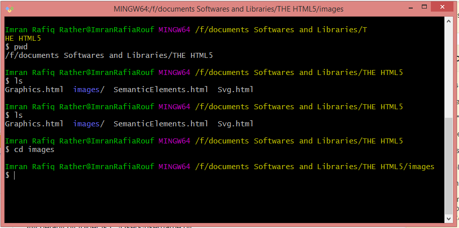 How to change folder with git bash? Stack Overflow