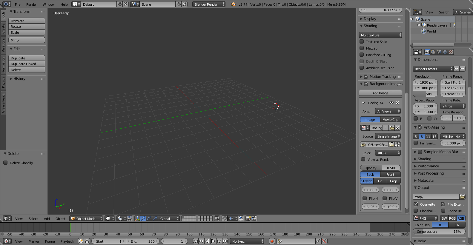 Why will a background image not show up? Blender Stack Exchange