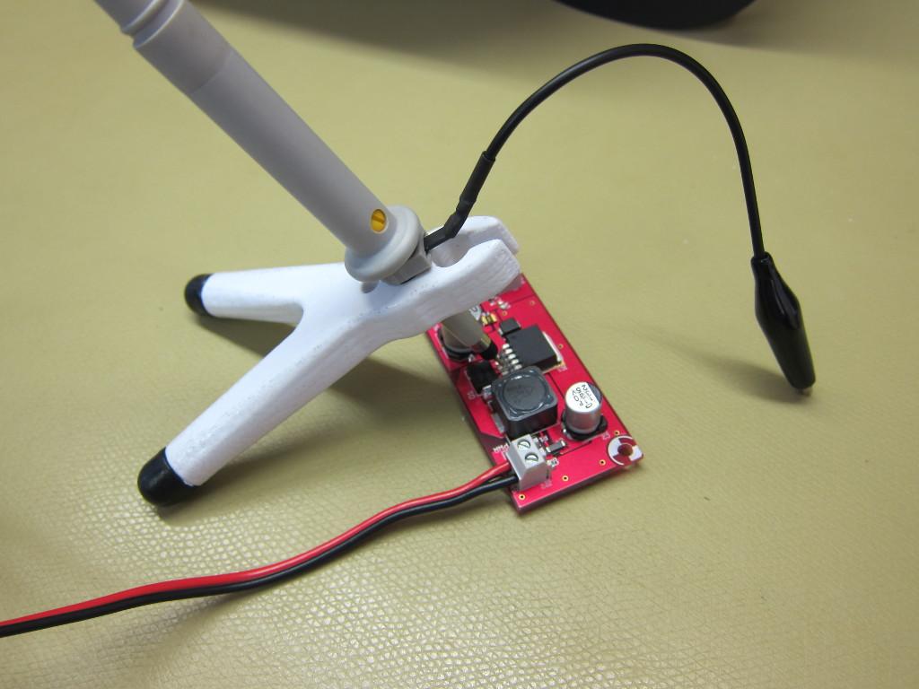 Electronic Solutions for holding oscilloscope probes (and freeing up