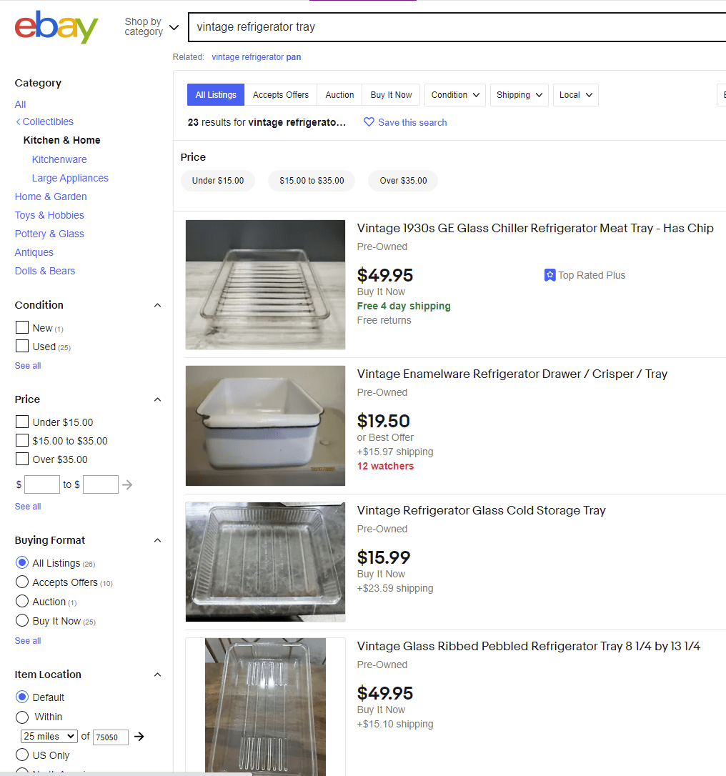 freezing - What is a refrigerator tray in older recipes? - Seasoned Advice