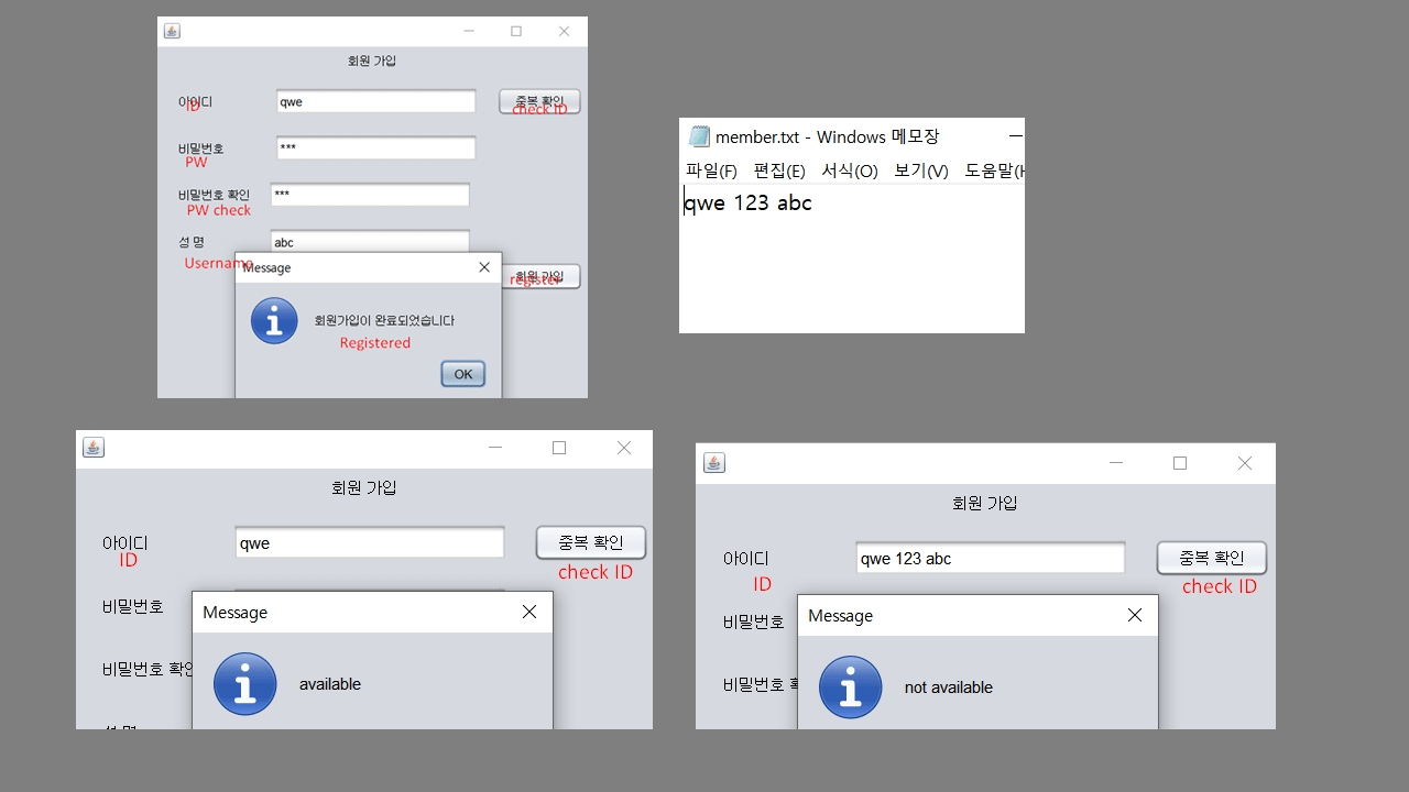 user interface Detect same words in txt file Java Stack Overflow