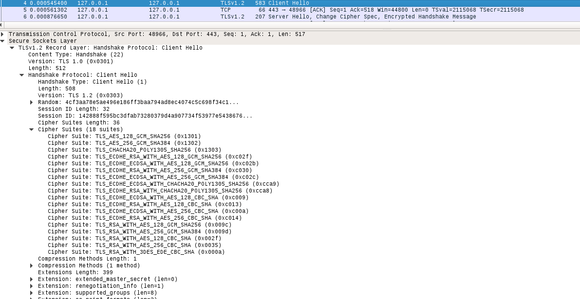 Wireshark use certificate to decrypt rcsno