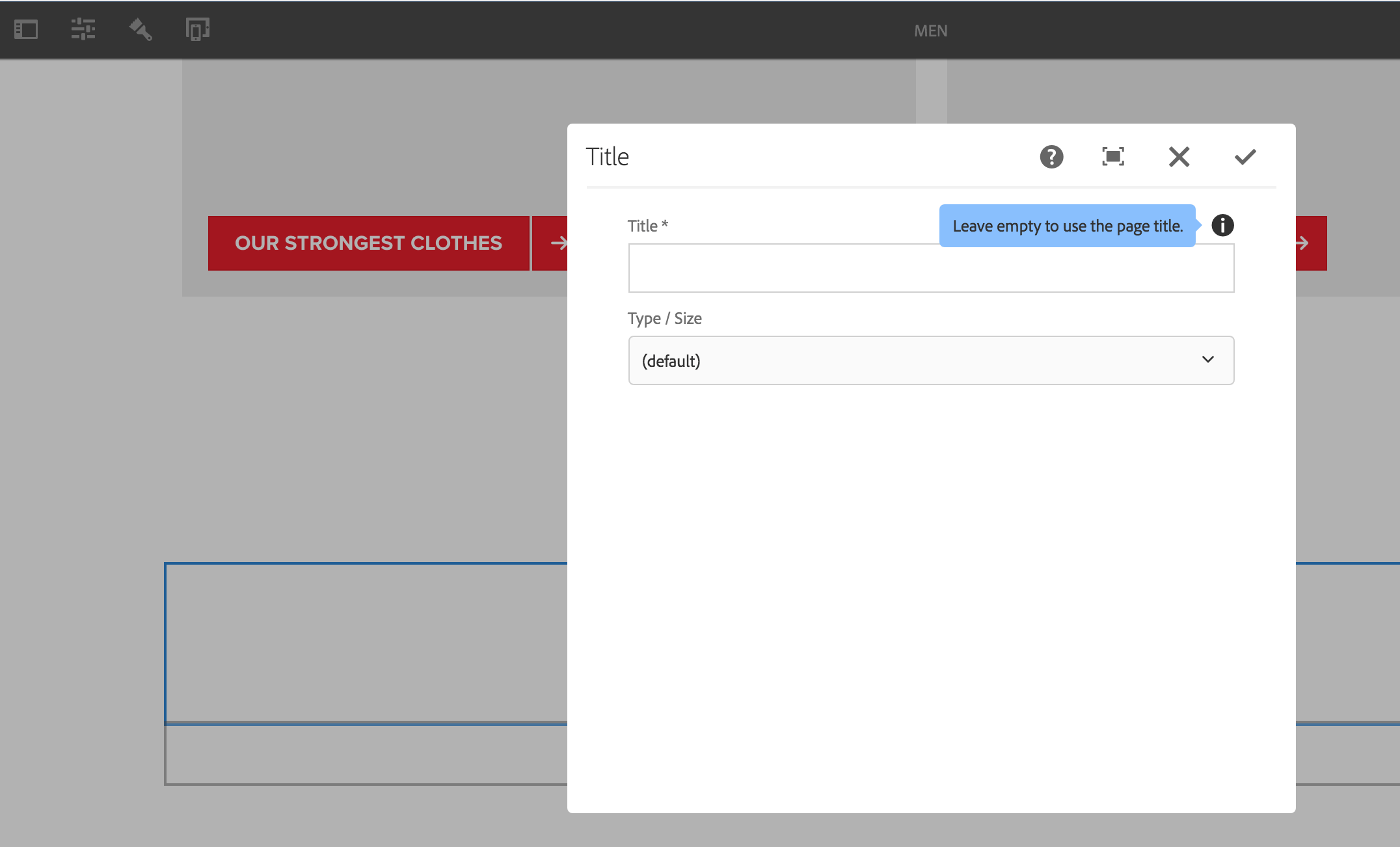 AEM touch ui dialog 6.3 Validation Error Icon is