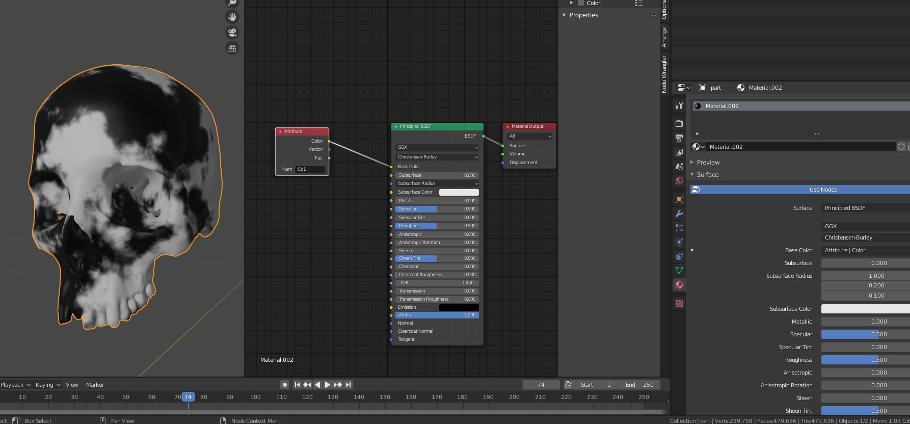 export Vertex color Animation from houdini to blender 2.8 Blender Stack Exchange