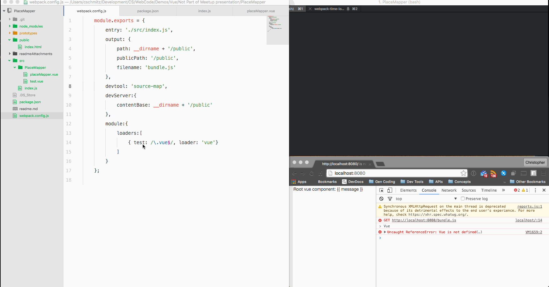 packdevserver compiles files but does not refresh or make compiled