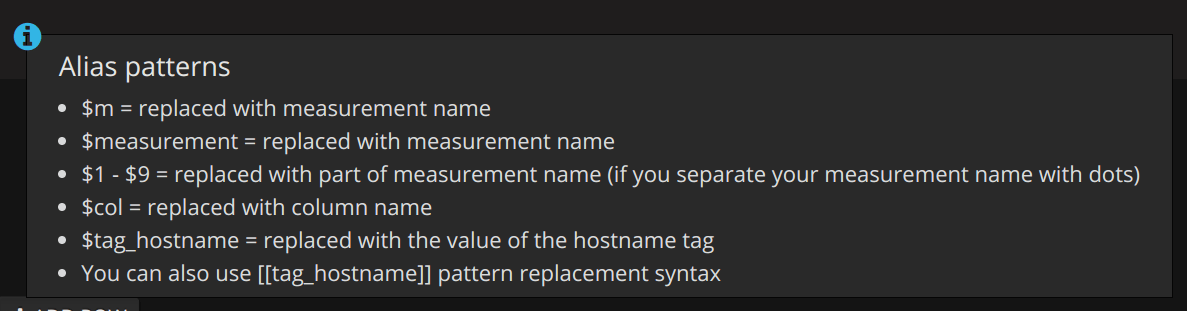 How to use a InfluxDBtag value in a grafana legend? Newbedev
