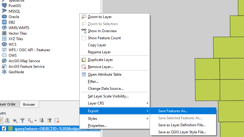 arcgis server Converting ESRI JSON to GeoJSON Geographic
