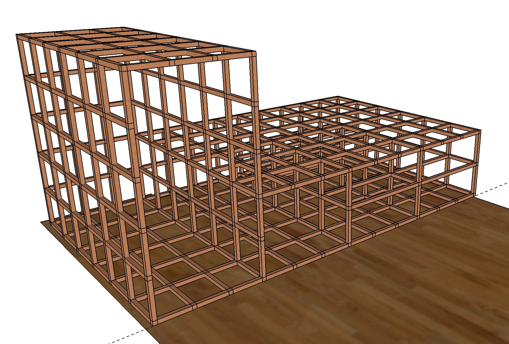 joinery What is the name of the joint used in these lattice designs
