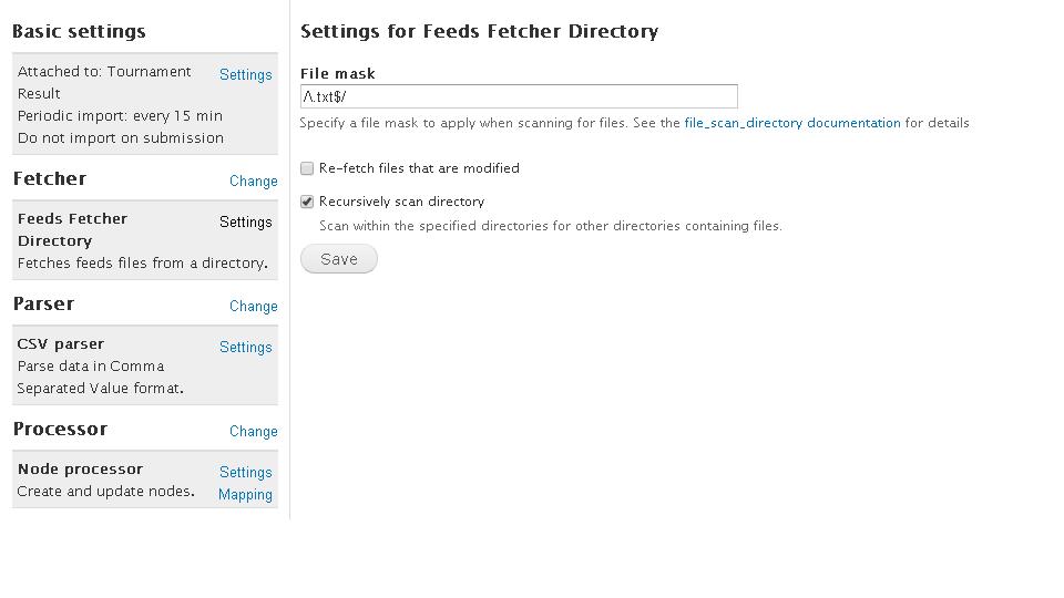 7 Feeds CSV files from directory Drupal Answers