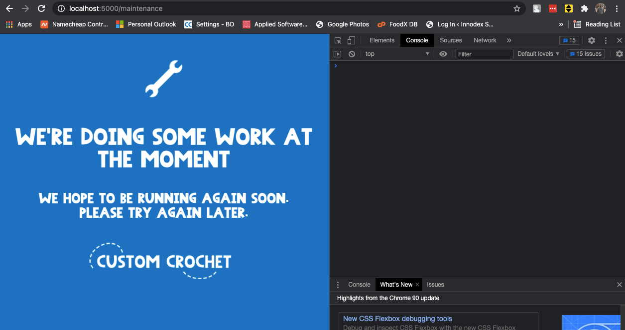 python Resource interpreted as Stylesheet but transferred with MIME