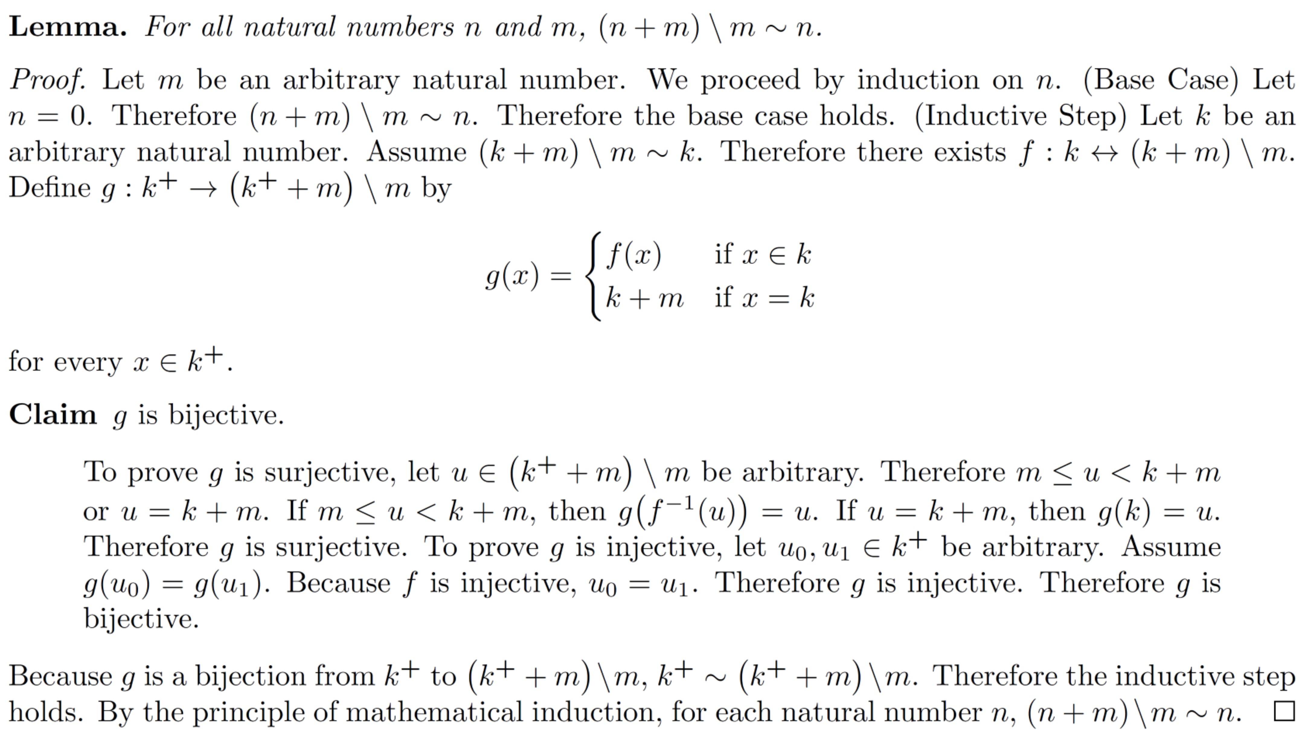 elementary set theory The union of finite sets is a finite set