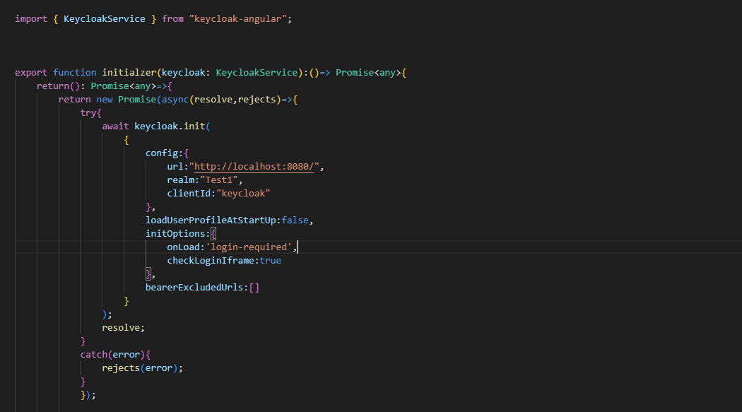 integrating keycloak into angular project Stack Overflow
