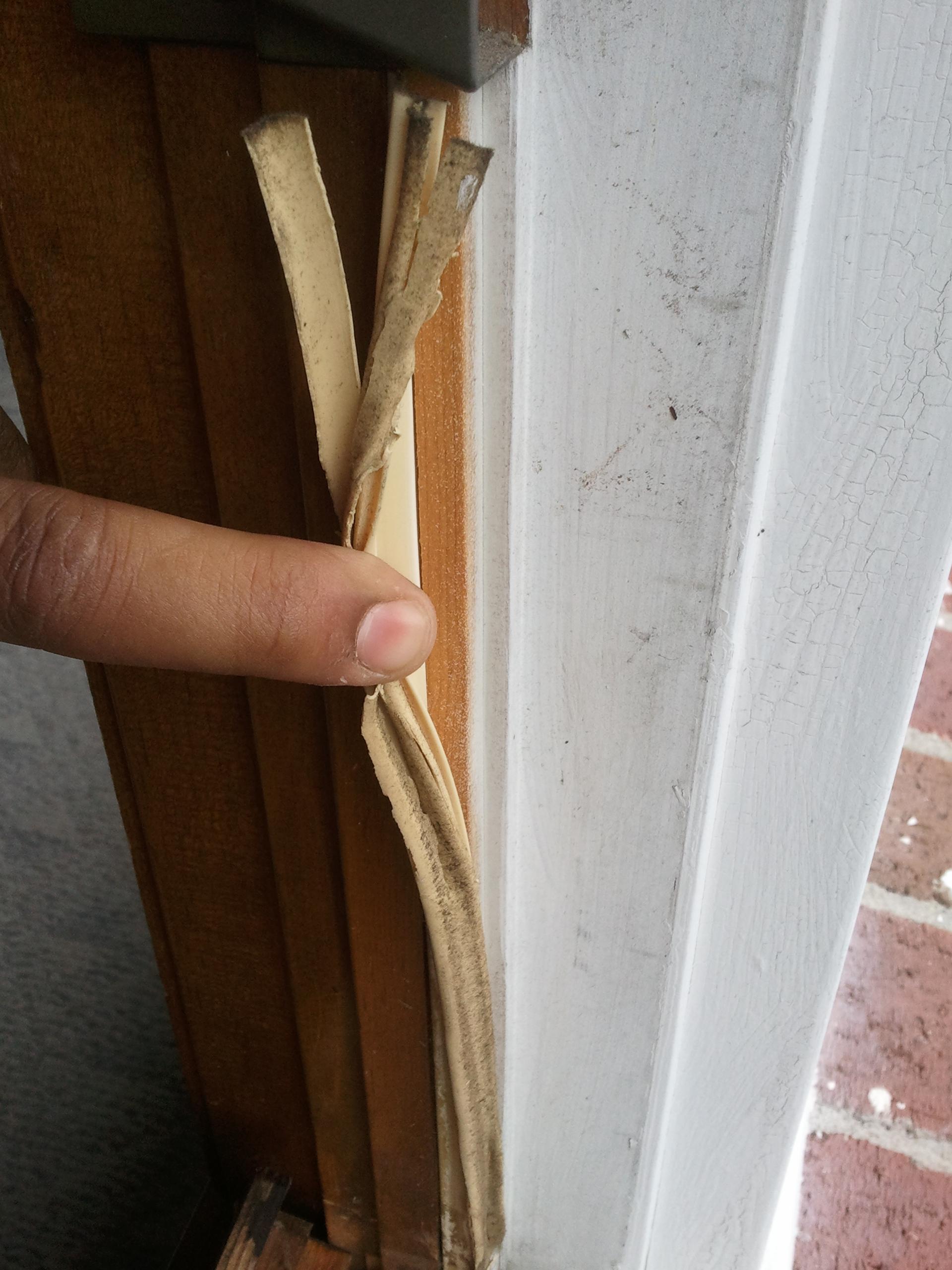 insulation How is this type of weather stripping replaced? Home