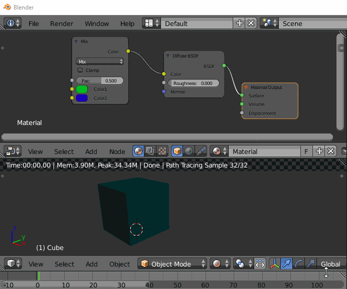 Blender Multiple Materials Tutorial Colouring Different.