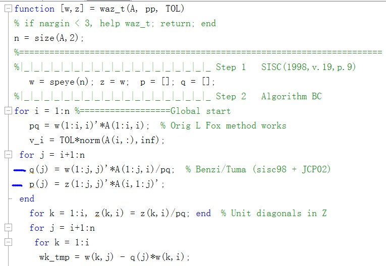 matrix Can anyone give me some suggestions about optimize my Matlab codes? Computational