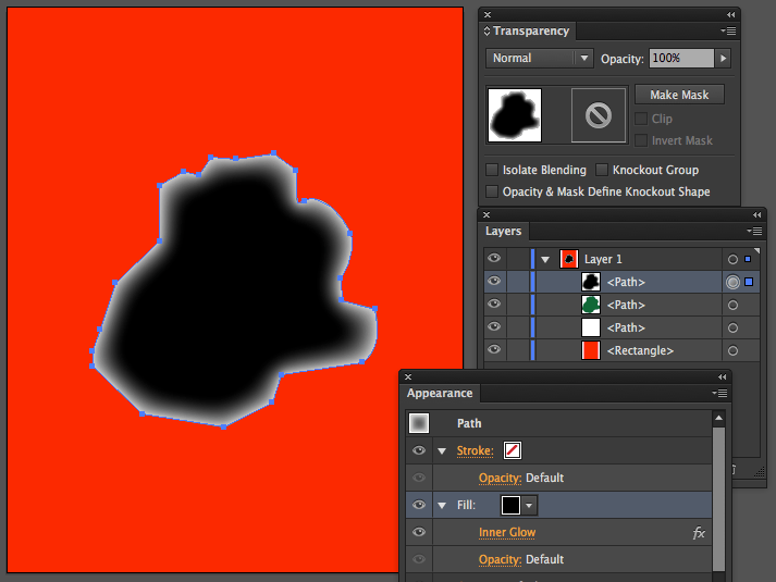 adobe illustrator How do I make the inner outline of a
