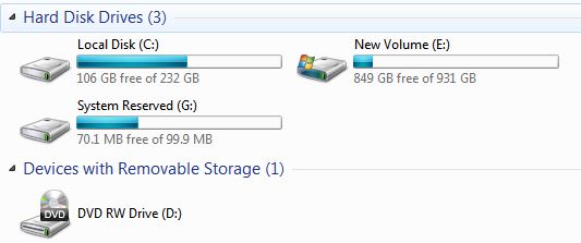 windows 7 How to find which hard drive represents each drive letter