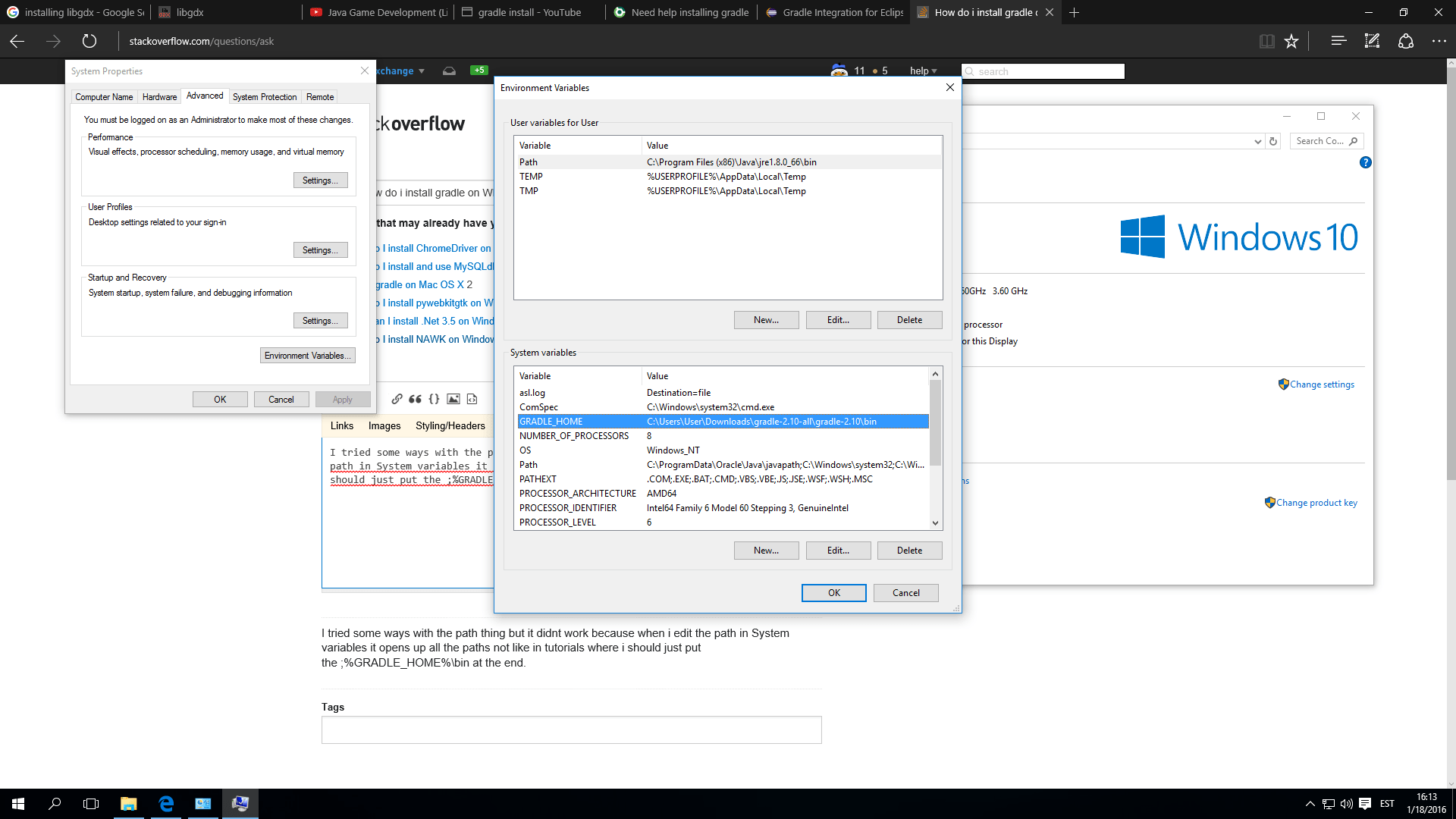 How do I install gradle on Windows 10? Stack Overflow