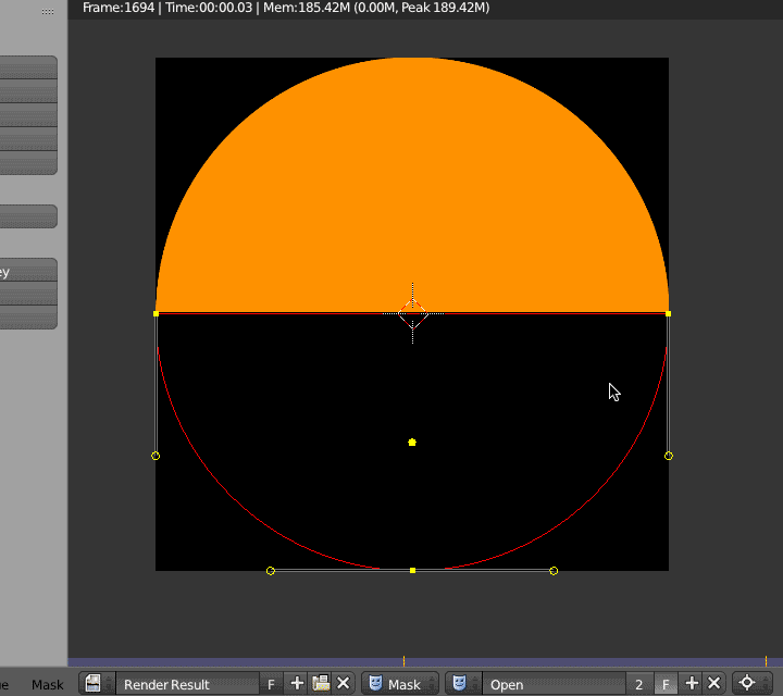 animation How to rotate mask around cursor? Blender Stack Exchange
