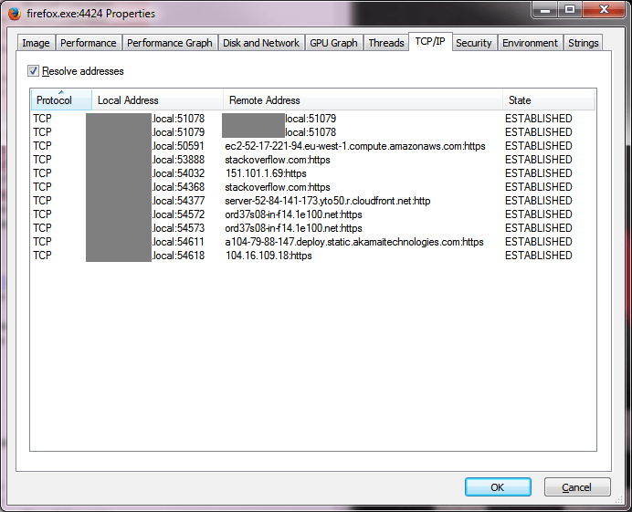 Azuresite Examine Ports in Use with Netstat