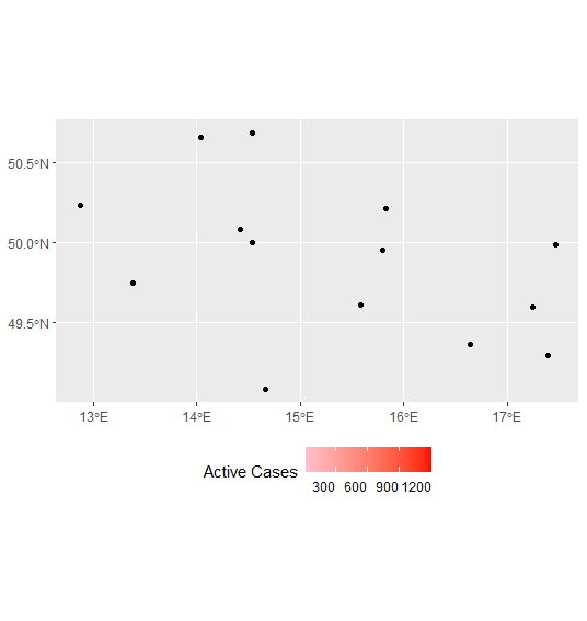 r Bubble plot for COVID data using ggplot Stack Overflow