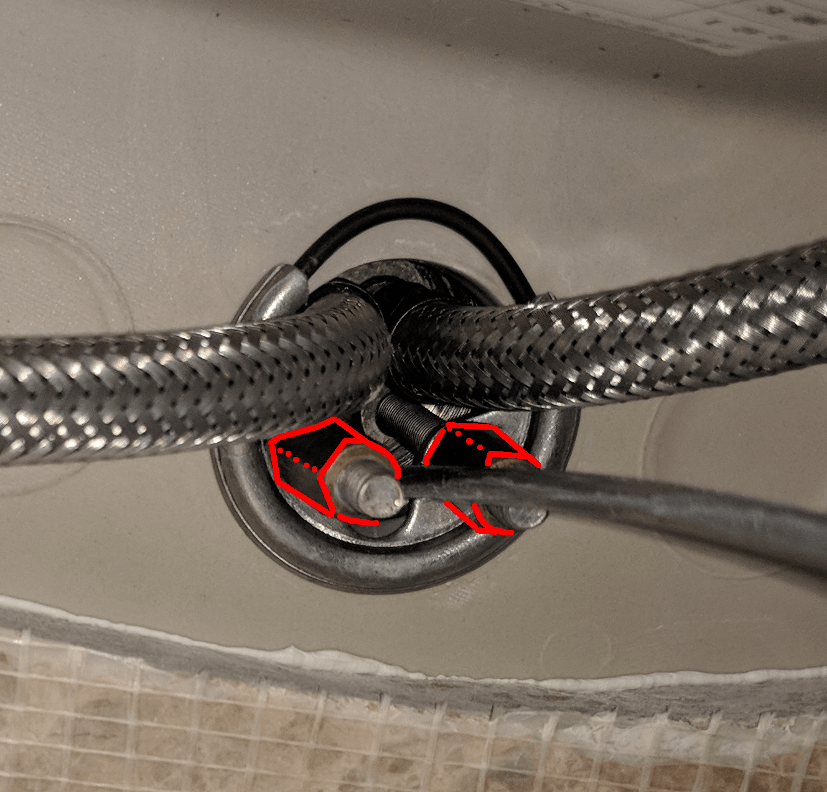 plumbing How can I remove this single hole American Standard bathroom