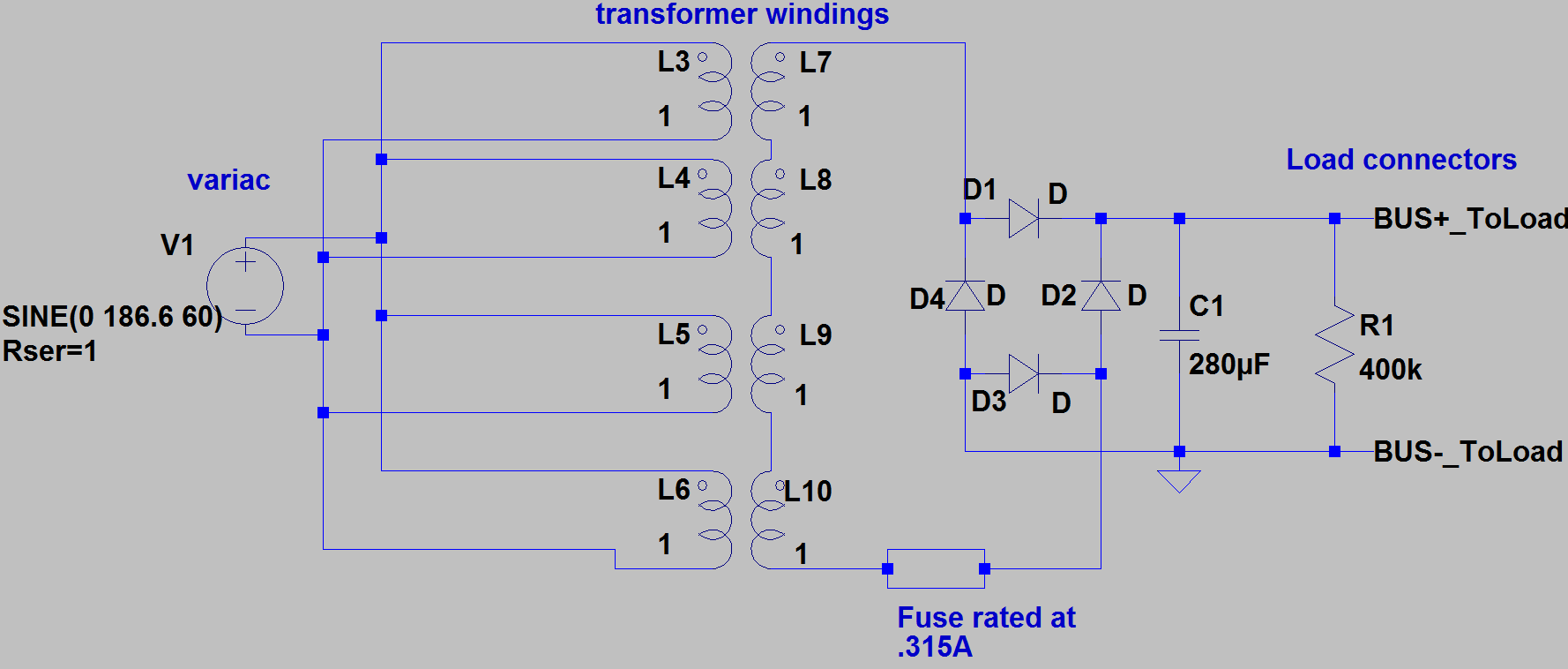 transformer How would I properly develop a current