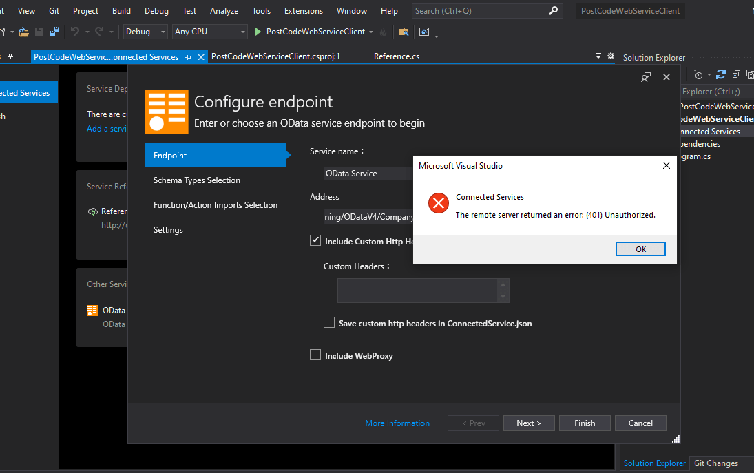 Visual Studio 2019 Nuget Prompting Credentials Stack